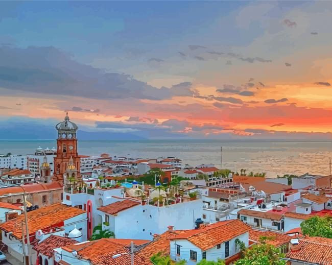 Puerto Vallarta City Paint By Numbers.png