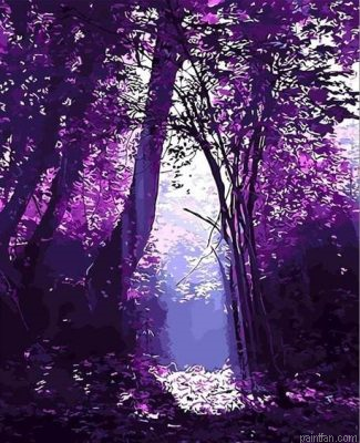 Purple Forest Paint By Numbers.png