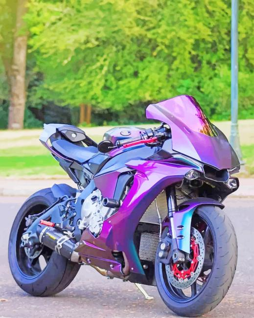 Purple Motorcycle New Paint By Numbers.png