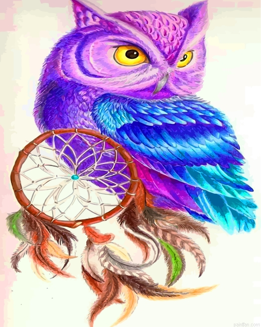 Purple Owl Paint By Number.png