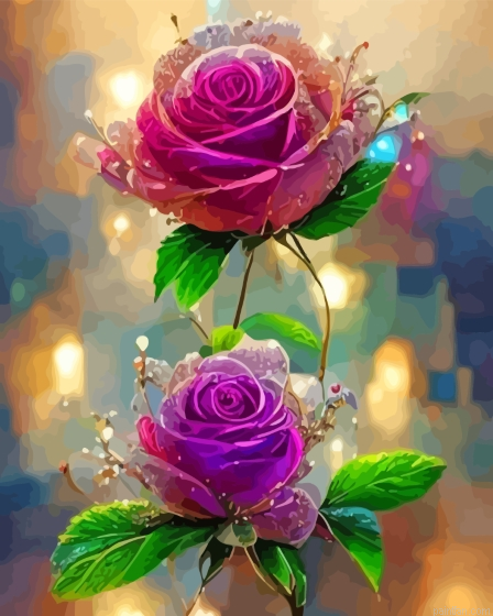 Purple Roses Paint By Numbers.png