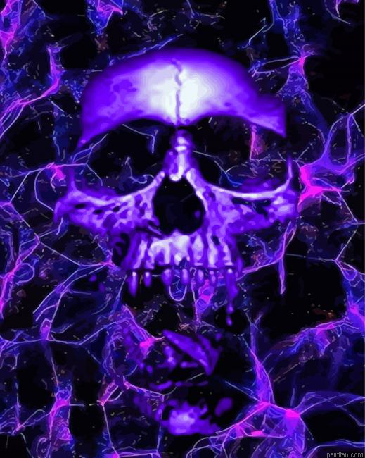 Purple Skull Paint By Numbers.png