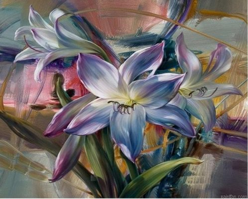 Purply Flower Paint By Numbers.png