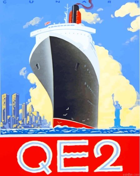 Qe2 Ship Poster Paint By Numbers.png