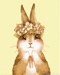Rabbit Animals Paint By Numbers.png