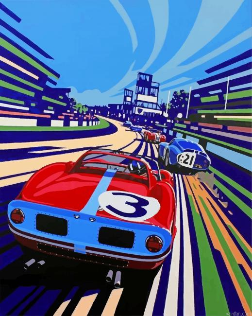 Race Car Illustration Paint By Number.png