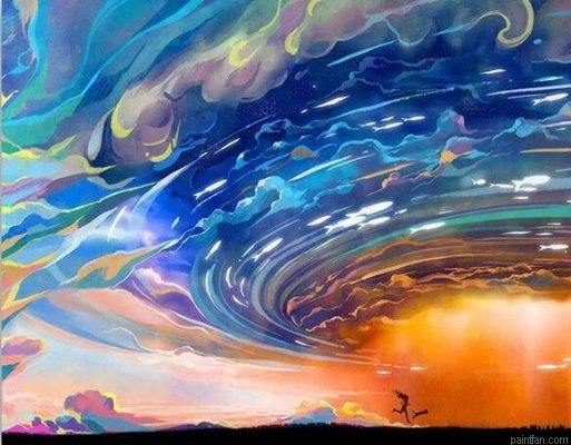 Rainbow Clouds Paint By Numbers.png
