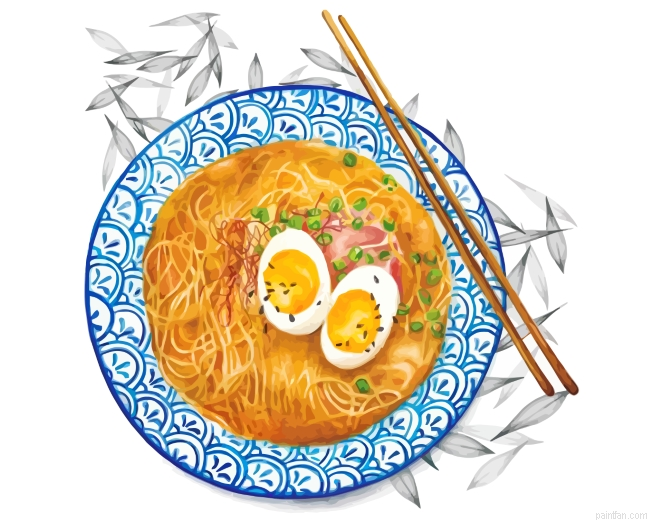 Ramen Noodles Plat Paint By Number.png
