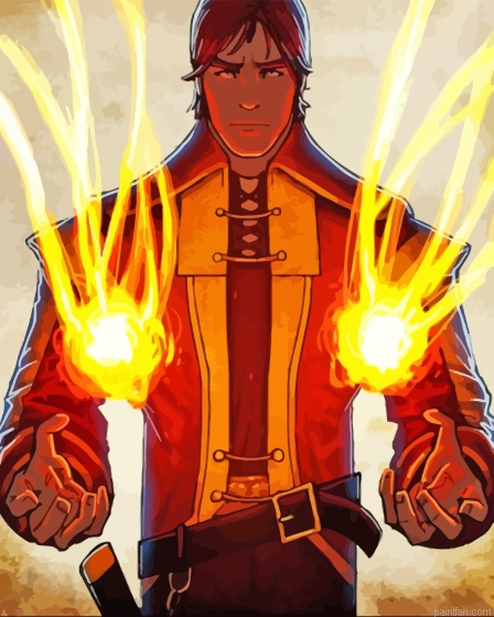 Rand Al Thor Fire Balls Paint By Numbers.png