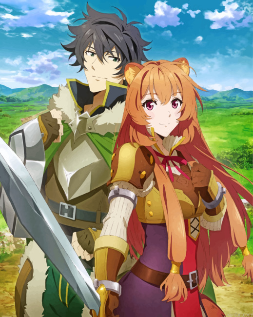 Raphtalia And Naofumi Paint By Numbers.png