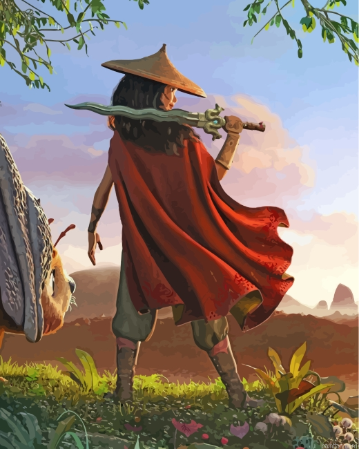 Raya Warrior Paint By Number.png