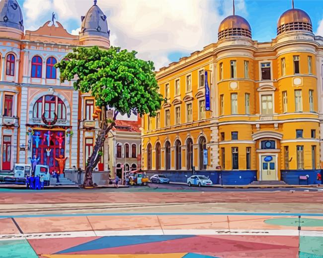 Recife Brazil Paint By Numbers.png