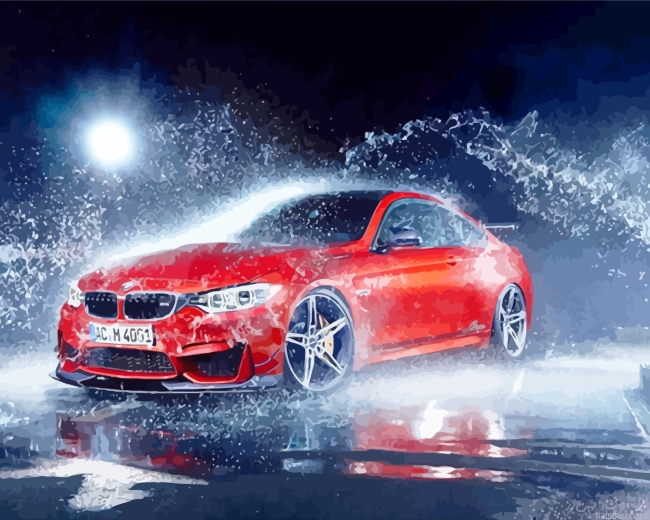 Red Car Paint By Number.png
