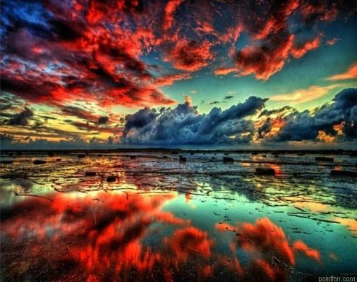 Red Clouds Paint By Numbers.png