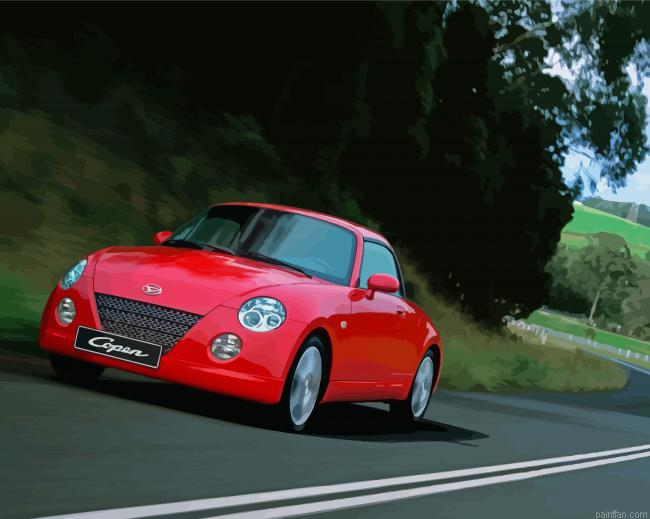 Red Daihatsu Car Paint By Numbers.png