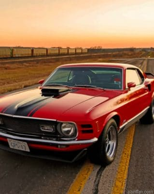 Red Ford Mustang Paint By Number.png