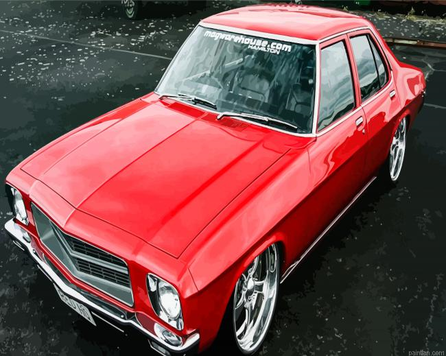 Red Holden Hq Kingswood Paint By Numbers.png