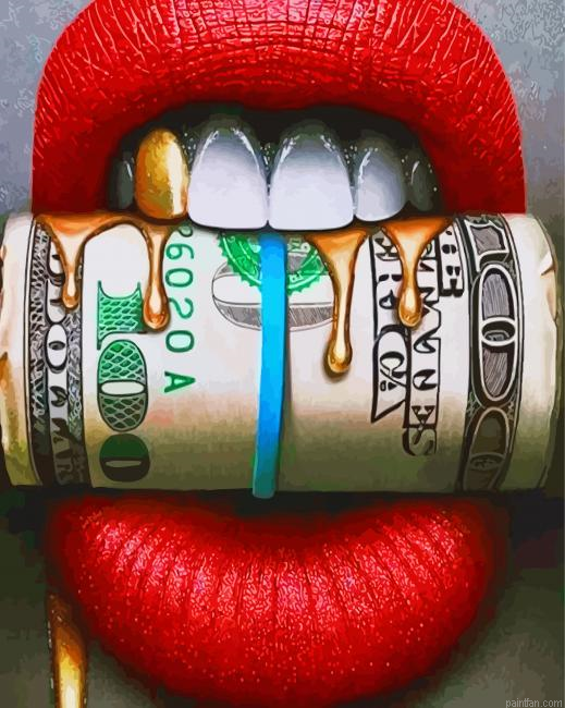 Red Lips And Money Paint By Number.png