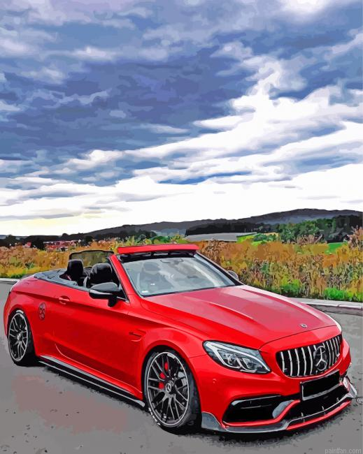 Red Mercedes Paint By Number.png