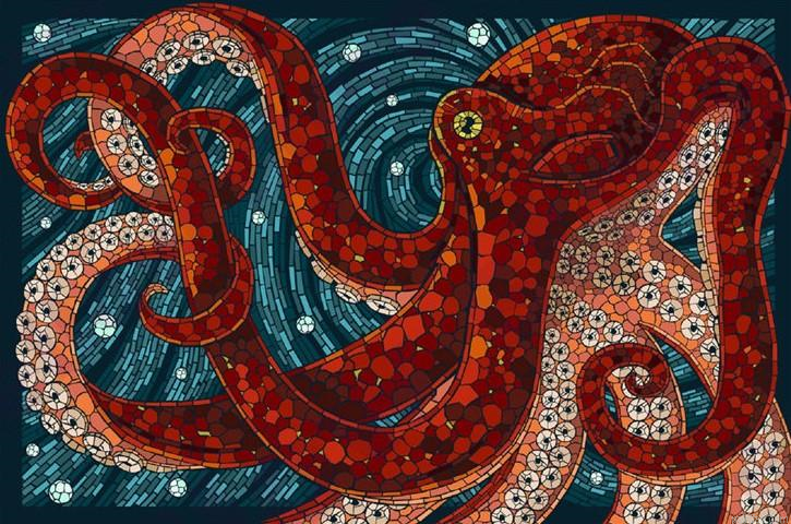 Red Octopus Paint By Numbers.png