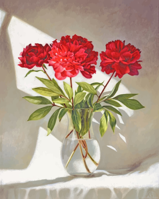 Red Peonies In Glass Paint By Numbers.png