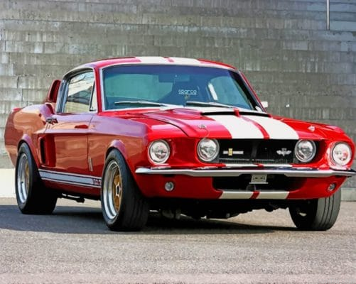 Red Shelby Gt500 Paint By Number.png