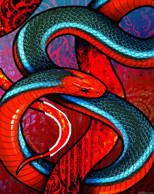 Red Snake Paint By Numbers.png