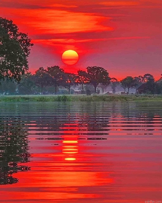 Red Sunset New Paint By Numbers.png