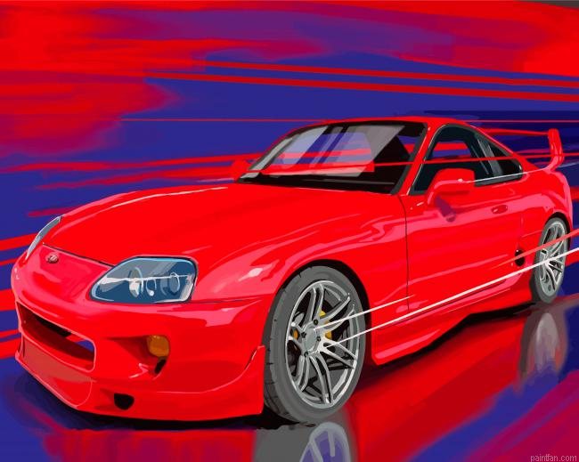 Red Supra Mk4 Paint By Numbers.png