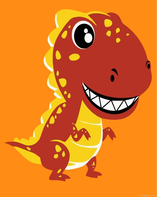 Red T Rex Paint By Number.png