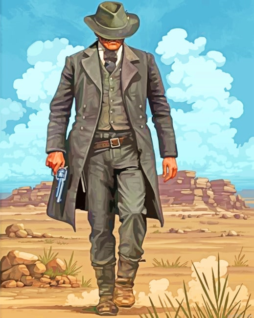 Red Dead Redemption Two Gunslinger New Paint By Numbers.png