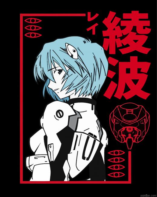 Rei Ayanami Poster Paint By Numbers.png