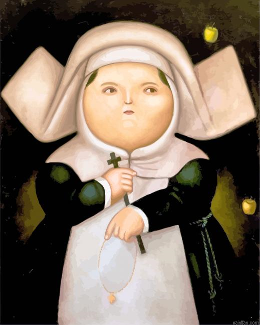 Religious Fat Woman Paint By Number.png