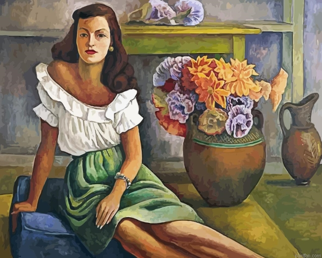 Retrato De Mujer Diego Rivera Paint By Number.png