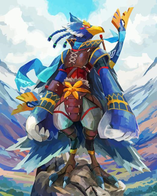 Revali Art Paint By Numbers.png