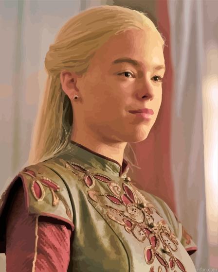 Rhaenyra Targaryen Paint By Numbers.png