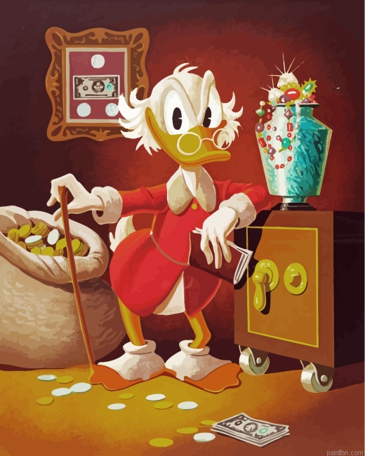 Rich Scrooge Mcduck Paint By Number.png