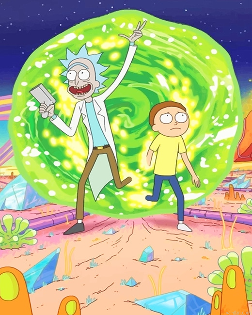 Rick And Morty Adventure New Paint By Numbers.png