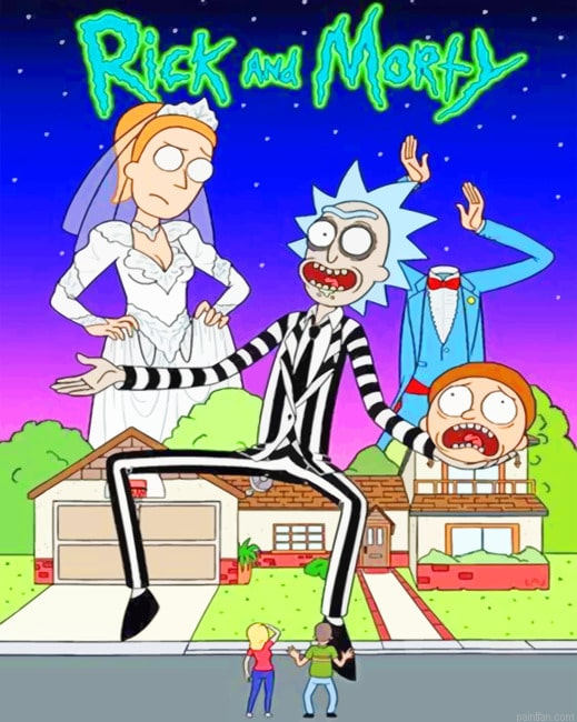 Rick And Morty Halloween New Paint By Numbers.png
