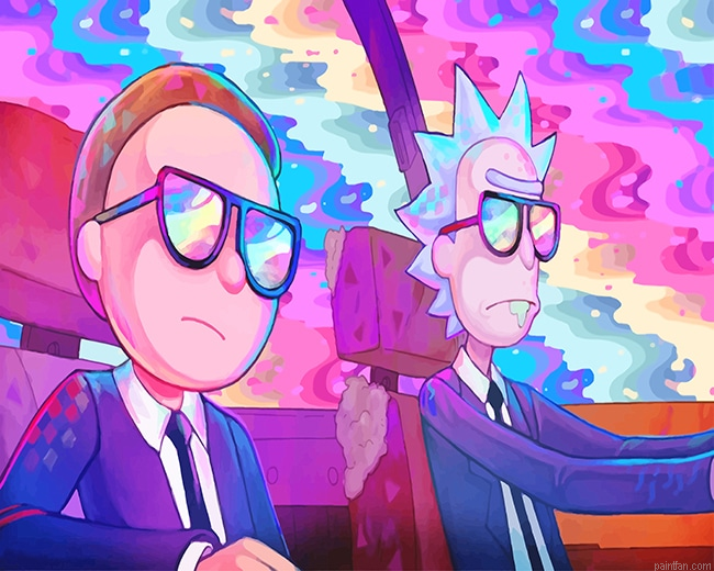 Rick And Morty Cartoon New Paint By Number.png