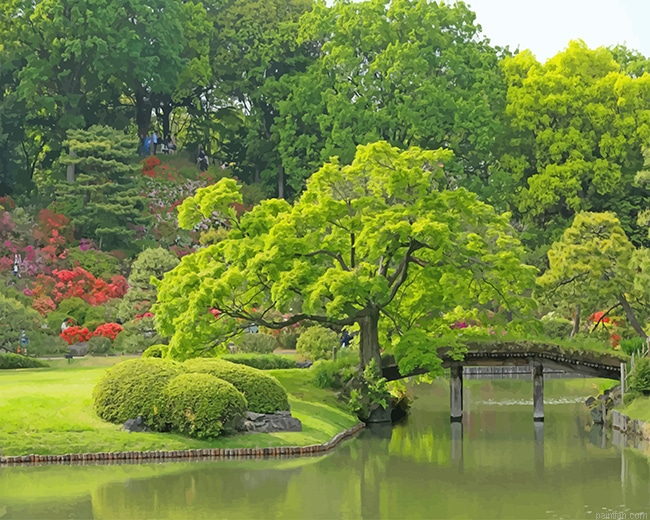 Rikugien Garden Tokyo New Paint By Numbers.png