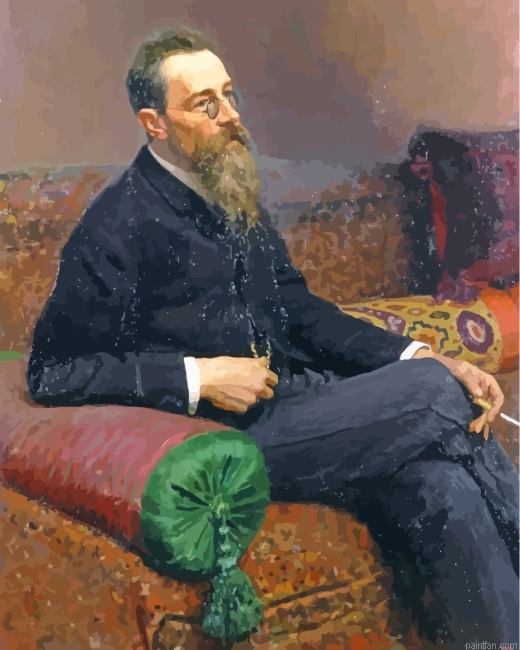 Rimsky Korsakov Smoking Paint By Numbers.png