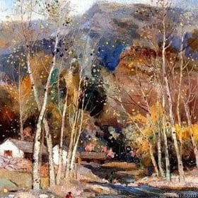 River From Mountains Paint By Numbers.png