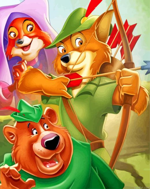 Robin Hood Disney Movie Paint By Number.png