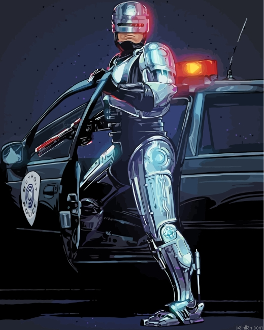 Robocop Sci Fi Movie Paint By Number.png
