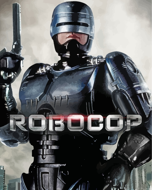 Robocop Science Fiction Movie Paint By Number.png