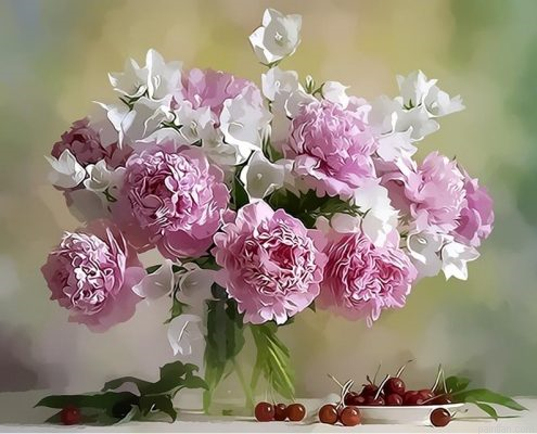 Romantic Flowers Paint By Numbers.png