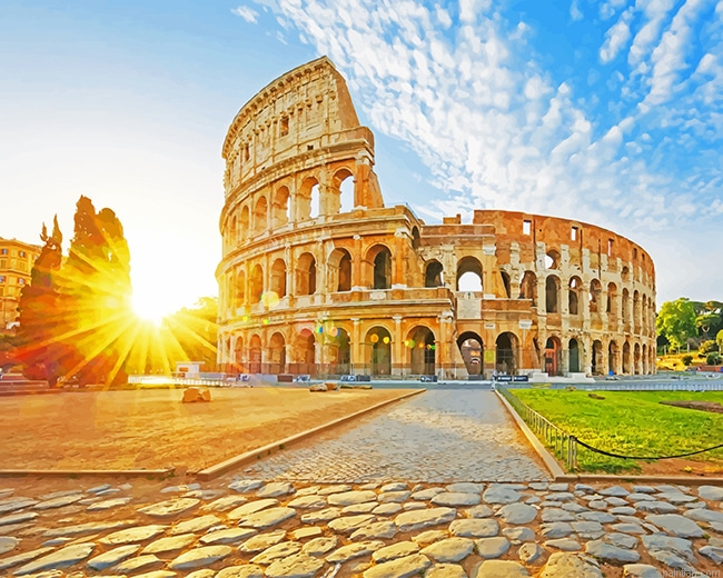Rome Italy Colosseum New Paint By Numbers.png