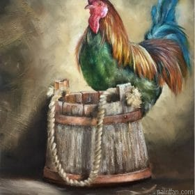 Rooster Paint By Numbers.png