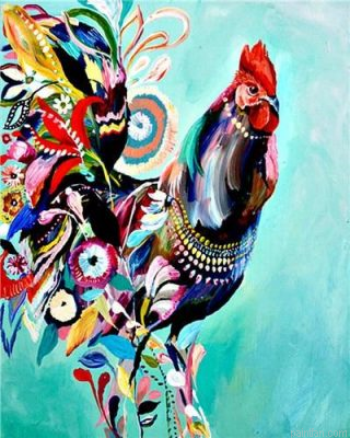Rooster Portrait Paint By Numbers.png